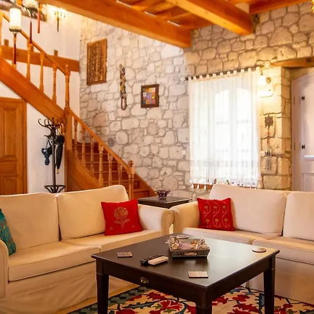 Apartment Marvelous Stonehouse With Backyard And Fireplace In Cesme Alacati