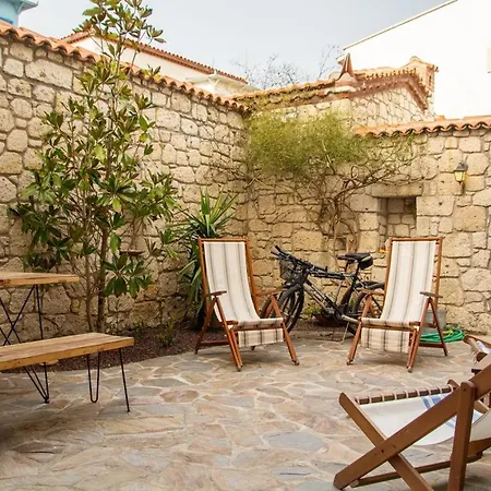 Marvelous Stonehouse With Backyard And Fireplace In Cesme * Alacati