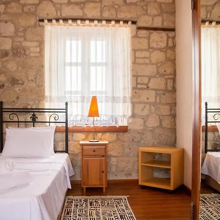 Marvelous Stonehouse With Backyard And Fireplace In Cesme Alacati